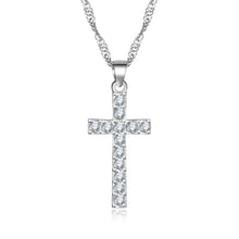 Load image into Gallery viewer, Silver Plated Necklace Silver Jewelry Cross Pendant