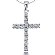Load image into Gallery viewer, Silver Plated Necklace Silver Jewelry Cross Pendant