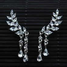Load image into Gallery viewer, Women&#39;s Angel Wings Stud Earrings Rhinestone