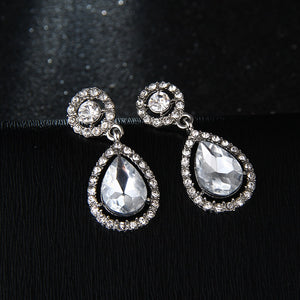 New Jewelry Water droplets Stud Earrings For Women