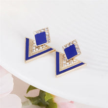 Load image into Gallery viewer, Geometric Black Earring's