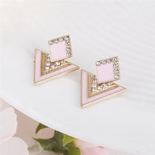 Load image into Gallery viewer, Geometric Black Earring's