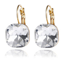 Load image into Gallery viewer, crystal earrings Gold Color 100% Austrian Rhinestone