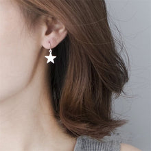 Load image into Gallery viewer, H02 Blue stars earrings Long Tassel Dangle Earrings For Women