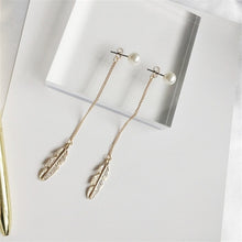 Load image into Gallery viewer, H02 Blue stars earrings Long Tassel Dangle Earrings For Women