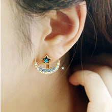 Load image into Gallery viewer, H02 Blue stars earrings Long Tassel Dangle Earrings For Women