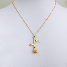 Load image into Gallery viewer, Fashion Jewelry Collier Pink Gold Rose