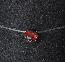 Load image into Gallery viewer, Zircon Necklace And Invisible Transparent Fishing Line Simple Pendant Necklace Jewelry