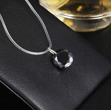 Load image into Gallery viewer, Zircon Necklace And Invisible Transparent Fishing Line Simple Pendant Necklace Jewelry