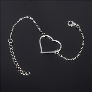 Simple Style Silver Plated Charm Bracelet Jewelry
