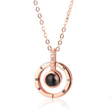 Load image into Gallery viewer, New Rose Gold Silver Neackle