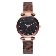 Load image into Gallery viewer, Luxury Women Watches Ladies Magnetic Starry Sky Clock