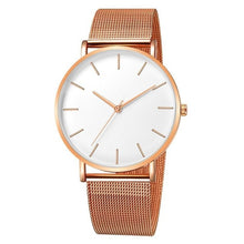 Load image into Gallery viewer, Minimalist Lady Business Luxury Silver Watches