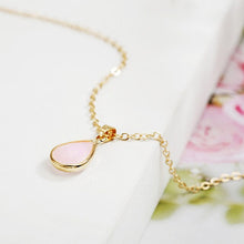Load image into Gallery viewer, Hot Fashion Crystal Blue/red/pink white Water Drop Necklace