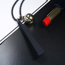 Load image into Gallery viewer, Black Irregular figure women necklace